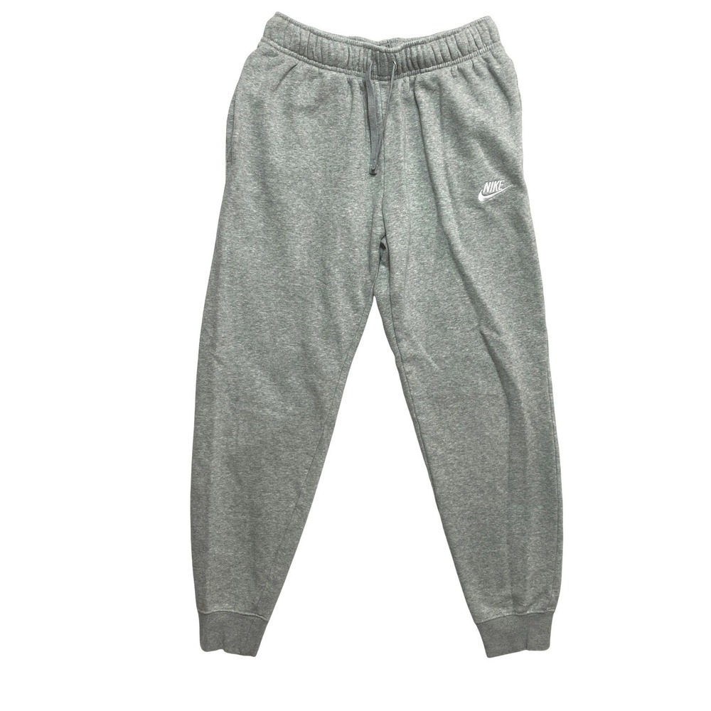 Nike Sportswear Joggers Mens Small Gray Heather Sweatpants Swoosh Club